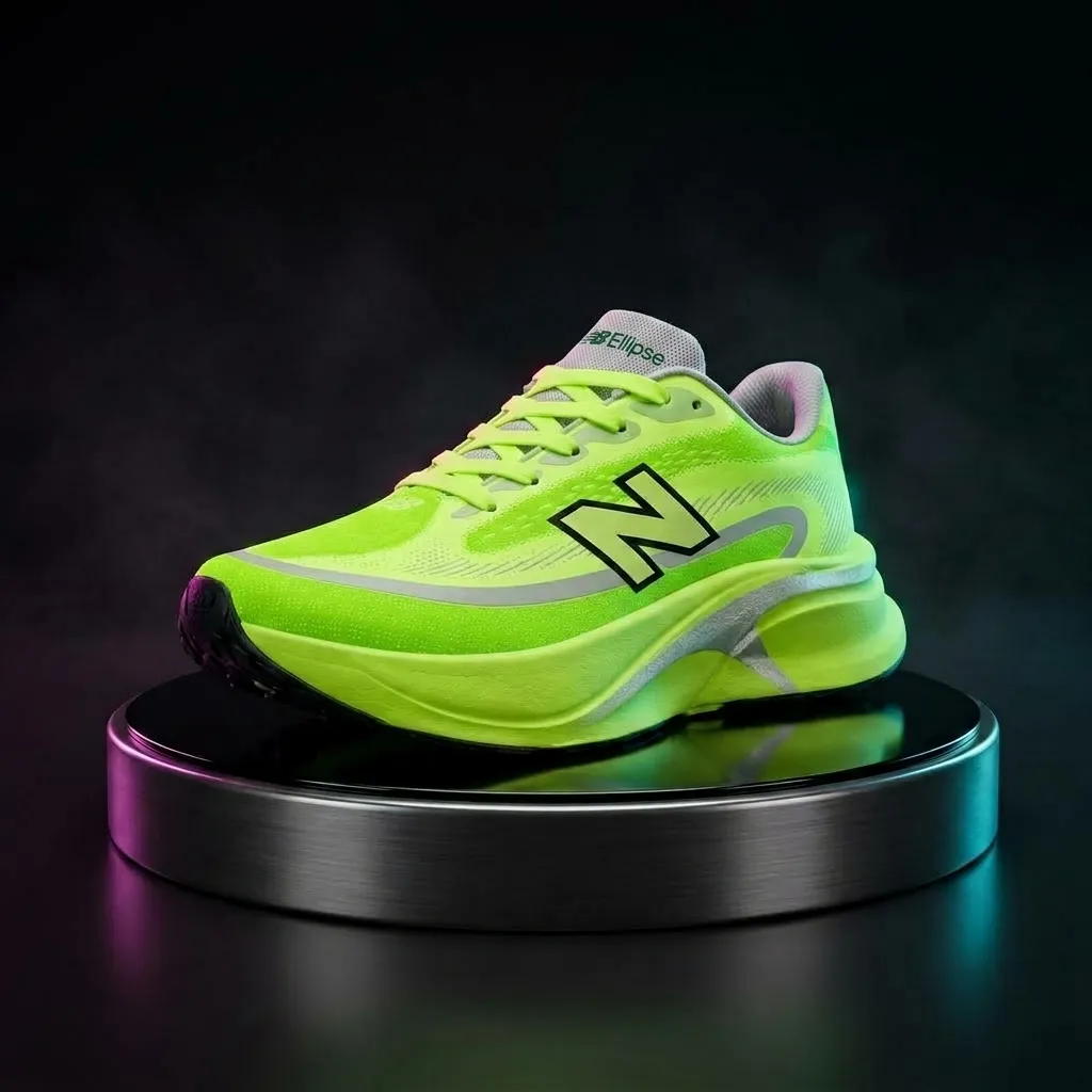 Tenis New Balance Ellipse verde neón — Foto: Divulgación